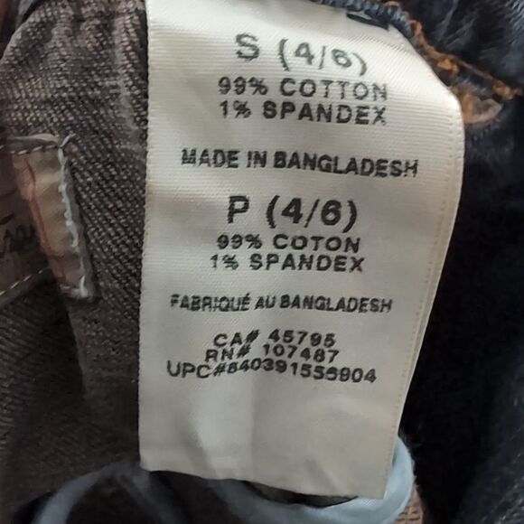 Levi's Strauss signature medium wash denim jean blazer jacket sz s 4/6 authentic - Picture 8 of 12